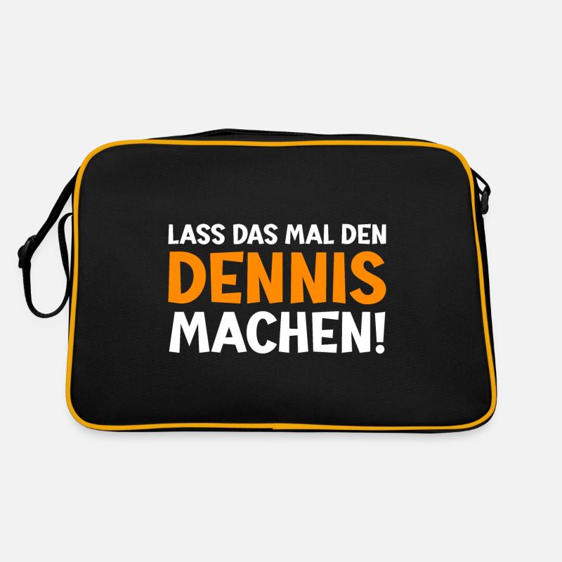 Dennis Vorname Dennis Spruch Retro Tasche