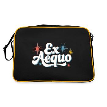 Ex aequo - Sac Retro - noir/or - Dos