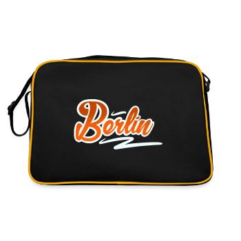 Berlin - Retro Bag - black/gold - Back