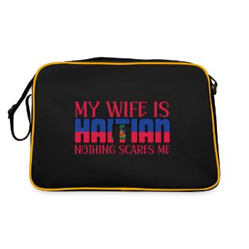 Haïti Épouse - Sac Retro - noir/or - Dos