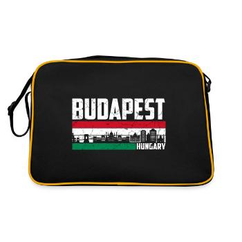 Budapest Hongrie - Sac Retro - noir/or - Dos