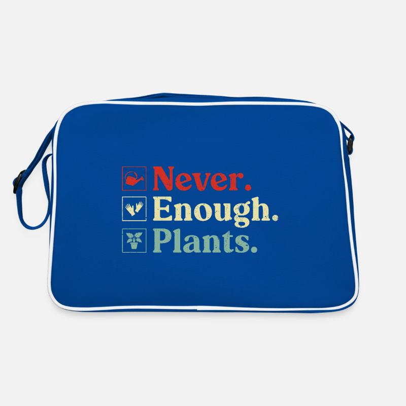 Never Enough Plants Retro Tasche