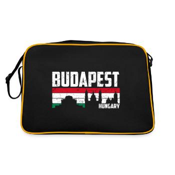 Budapest Hongrie Ville - Sac Retro - noir/or - Dos