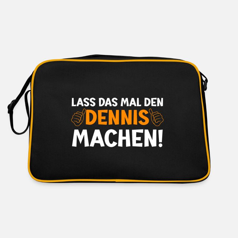 Dennis Vorname Dennis Spruch Retro Tasche