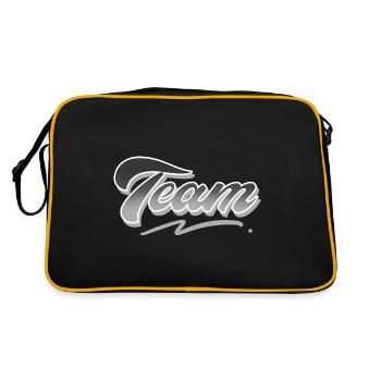 Équipe - Sac Retro - noir/or - Dos