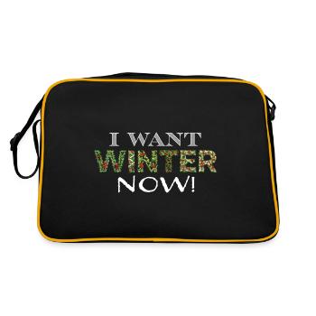 L’hiver maintenant ws - Sac Retro - noir/or - Dos