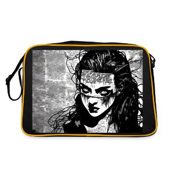 Trinity #5 - Retro Bag - black/gold - Back