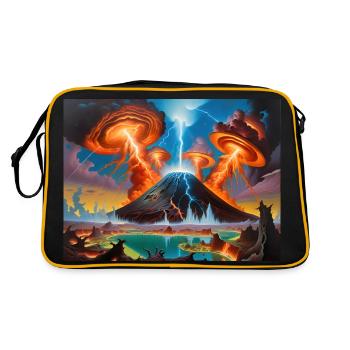 Nature's Fury #6 - Retro Bag - black/gold - Back