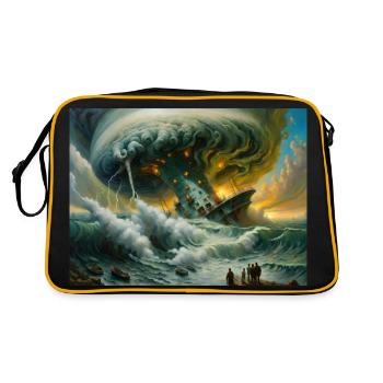 Nature's Fury #8 - Retro Bag - black/gold - Back