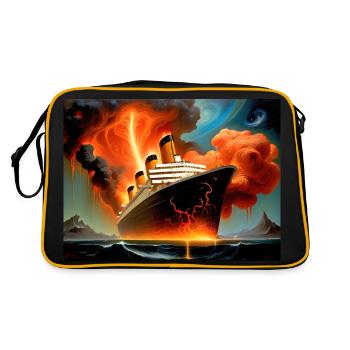 Nature's Fury #11 - Retro Bag - black/gold - Back