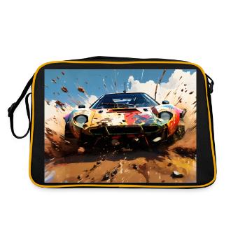Rally Raid #1 - Retro Bag - black/gold - Back