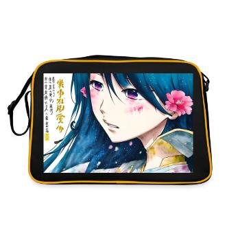 Anime Motif Manga - Retro Bag - black/gold - Back