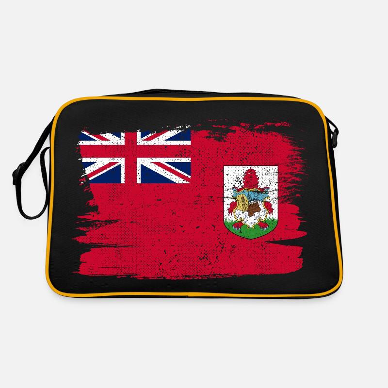Bermuda Shorts Flag Flag Peace Vintage Sac Retro