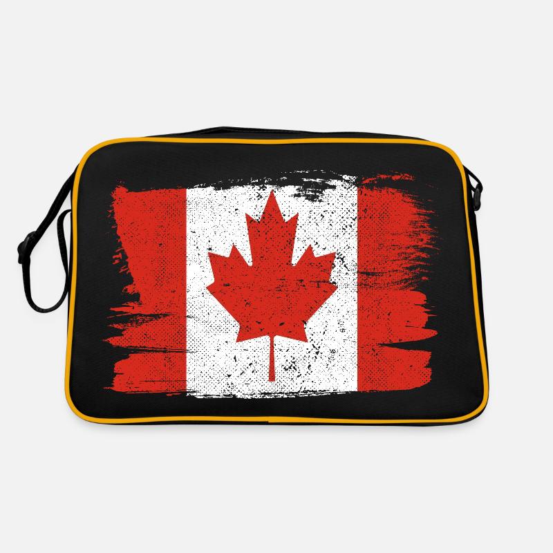 Canada Bandiera drapeau paix Vintage Sac Retro