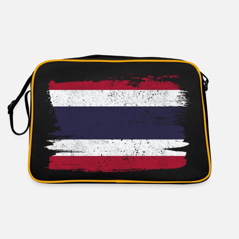 Drapeau de la Thaïlande Drapeau de la paix Vintage Sac Retro