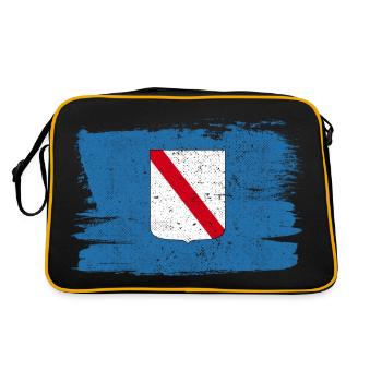 Campanie Drapeau Italie Drapeau Paix Vintage - Sac Retro - noir/or - Dos