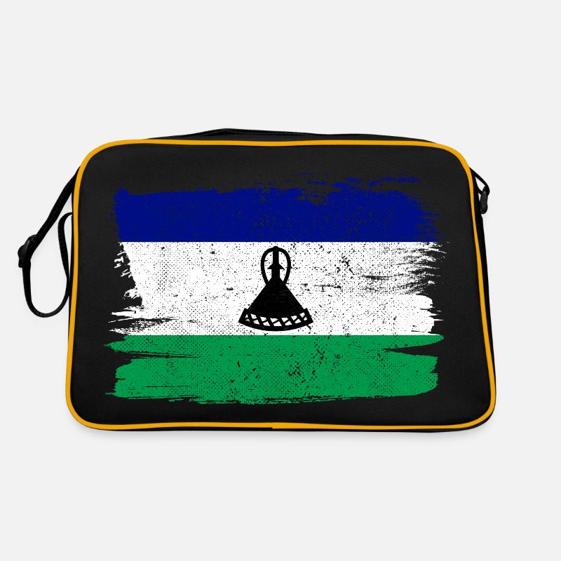 Drapeau du Lesotho Drapeau de la paix Vintage Sac Retro