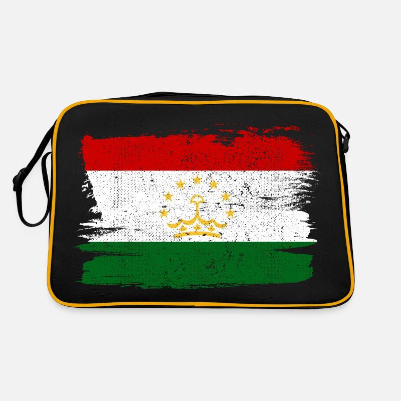 Drapeau du Tadjikistan Drapeau de la paix Vintage Sac Retro