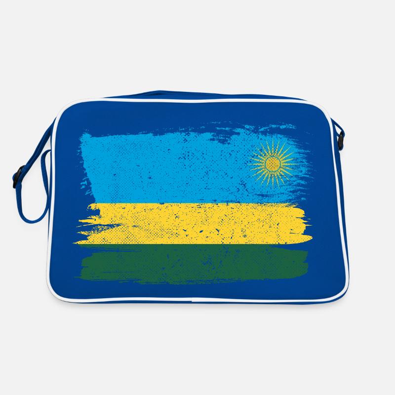 Drapeau du Rwanda Drapeau Paix Vintage Sac Retro