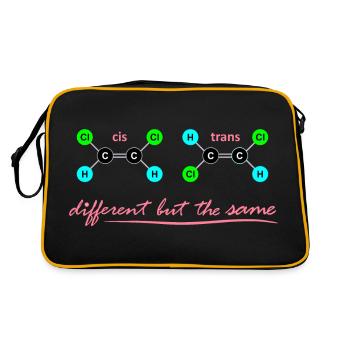 CIS & Trans - Différence moléculaire - Sac Retro - noir/or - Dos