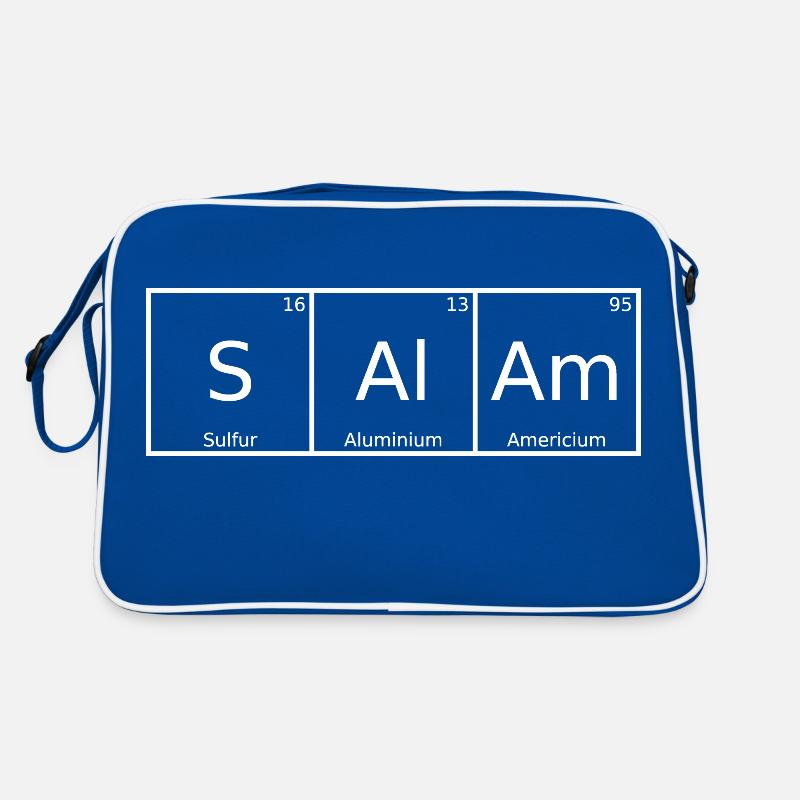 Salam Last Name First Name Chemistry Periodic Table Elements Retro Bag