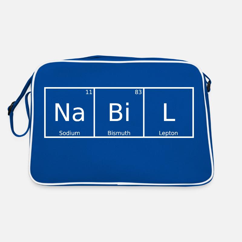 Nabil Nom Prénom Chimie Tableau périodique Éléments Sac Retro