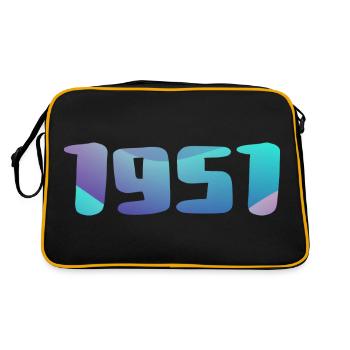 Cadeau Anniversaire 1951 Millésime 1951 Rétro 1951 - Sac Retro - noir/or - Dos