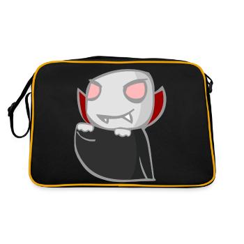 vampire - Retro Bag - black/gold - Back