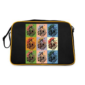 1er mai DDR Pop Art - Sac Retro - noir/or - Dos
