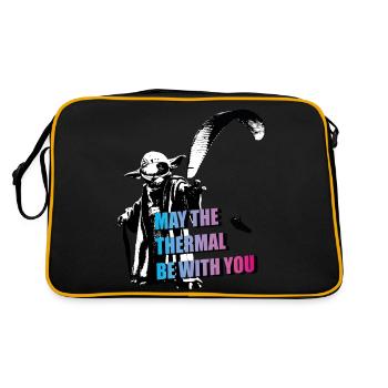 May the thermal be with you Gleitschirm Paraglider - Retro Bag - black/gold - Back