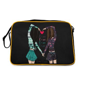 best Friend - Sac Retro - noir/or - Dos