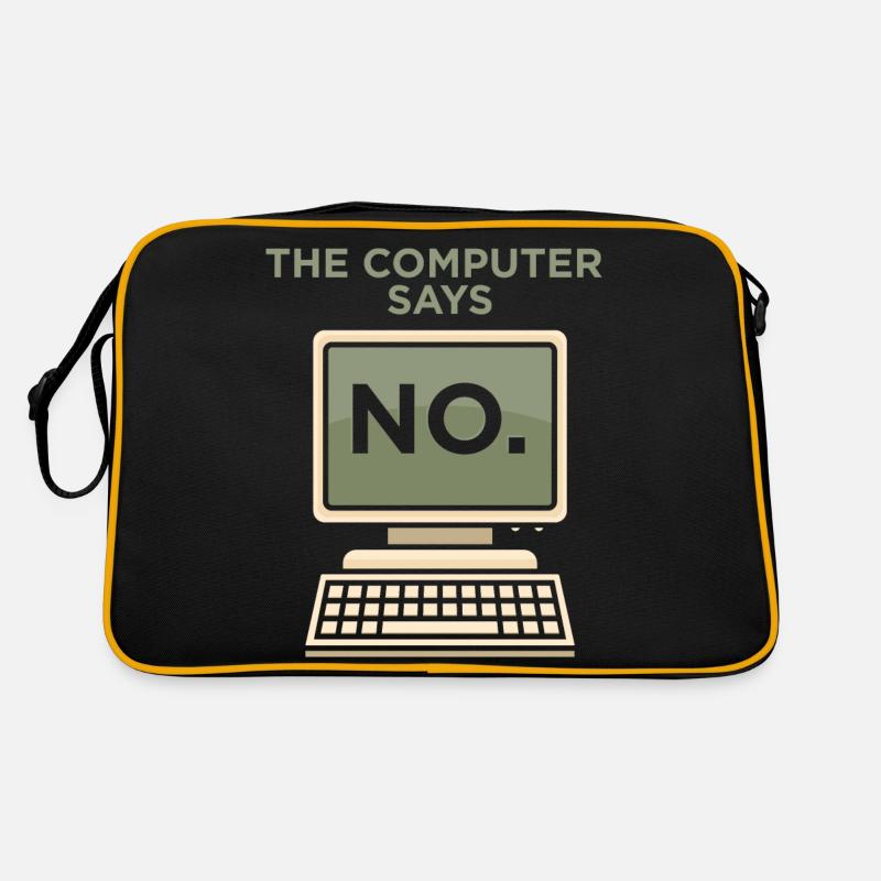 TECH GEEK: Computer Says No. Retro Bag