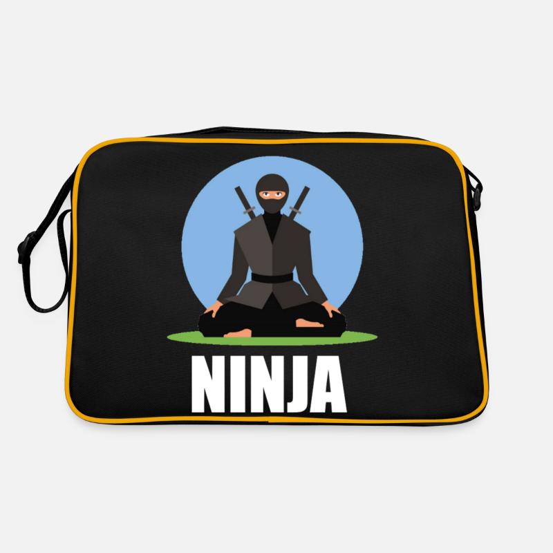 Ninja - Sac Retro - noir/or