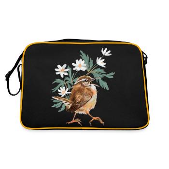 Le roi de clôture et la grenouille brouillonne - Sac Retro - noir/or - Dos
