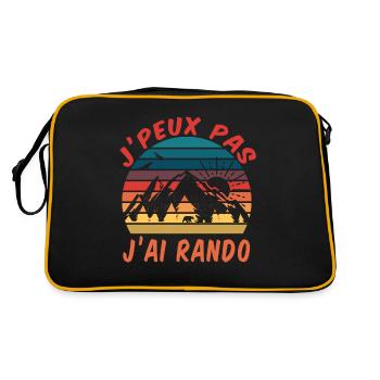randonnée rando - Sac Retro - noir/or - Dos