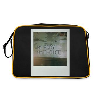 My Body My Choice - Retro Bag - black/gold - Back