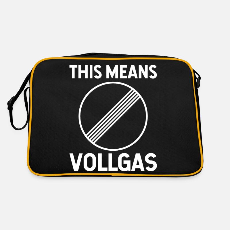 Tempolimit Retro Tasche