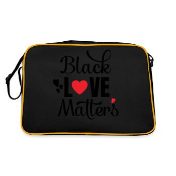 Black Love Matters - Retro Bag - black/gold - Back