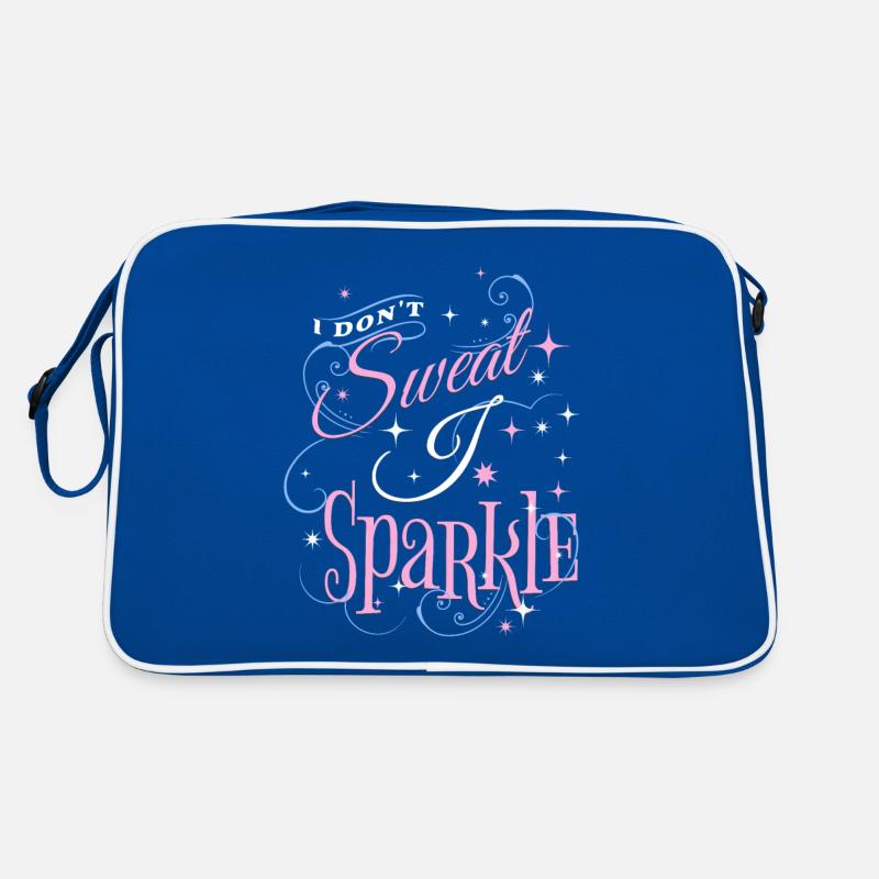 I DONT SWEAT I SPARKLE Retro Bag