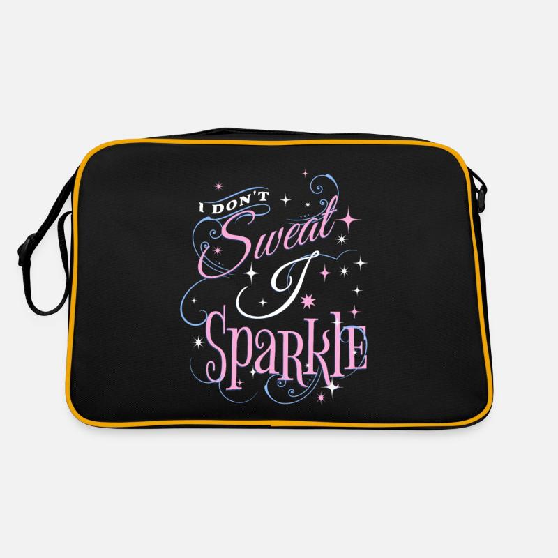 JE NE TRANSPIRE PAS J’ÉTINCELE Sac Retro