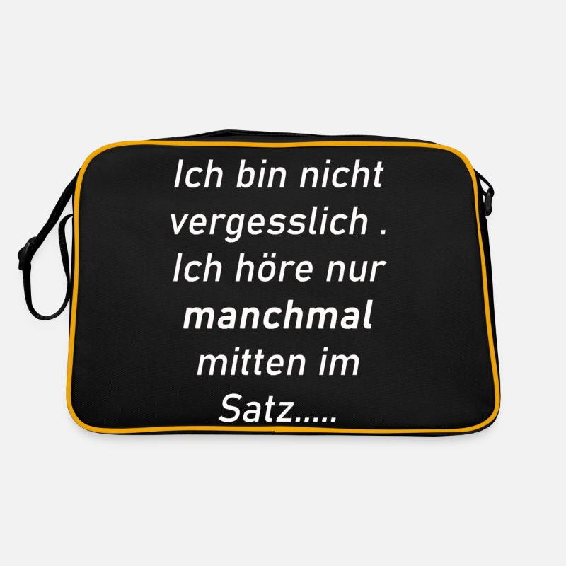 Vergesslich Retro Tasche