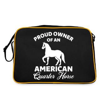 Quarter Horse 2 - Sac Retro - noir/or - Dos