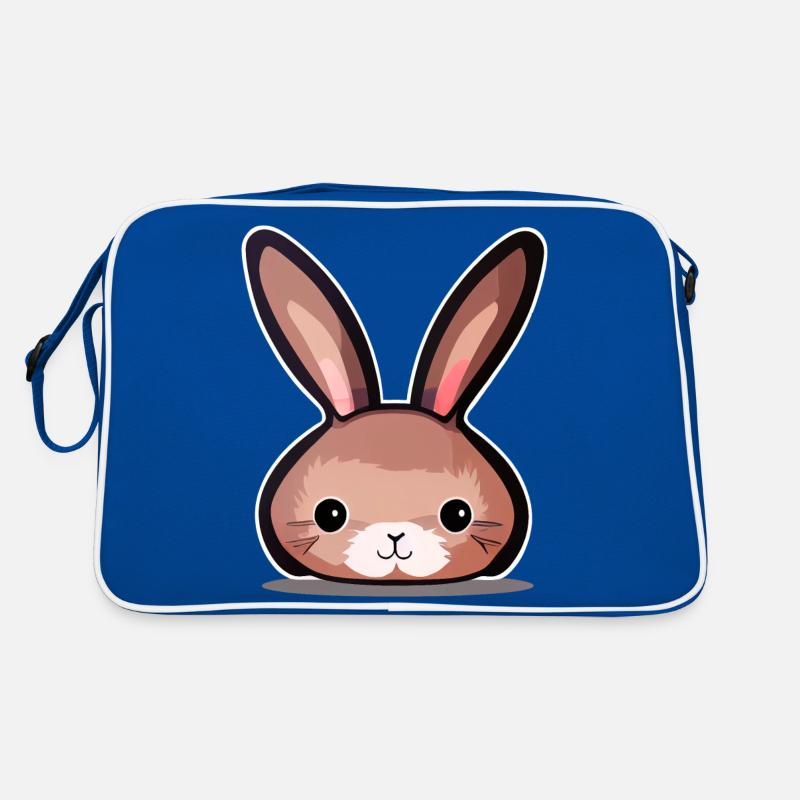 Rabbit / Hase Retro Tasche