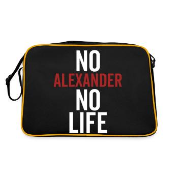 Pas d’Alexandre, pas de vie - Sac Retro - noir/or - Dos