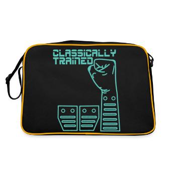Manual gear shift Stick shift - Retro Bag - black/gold - Back