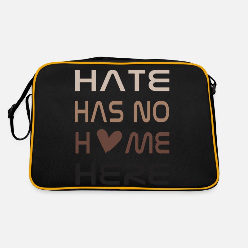 Hate has no home here Retro Tasche