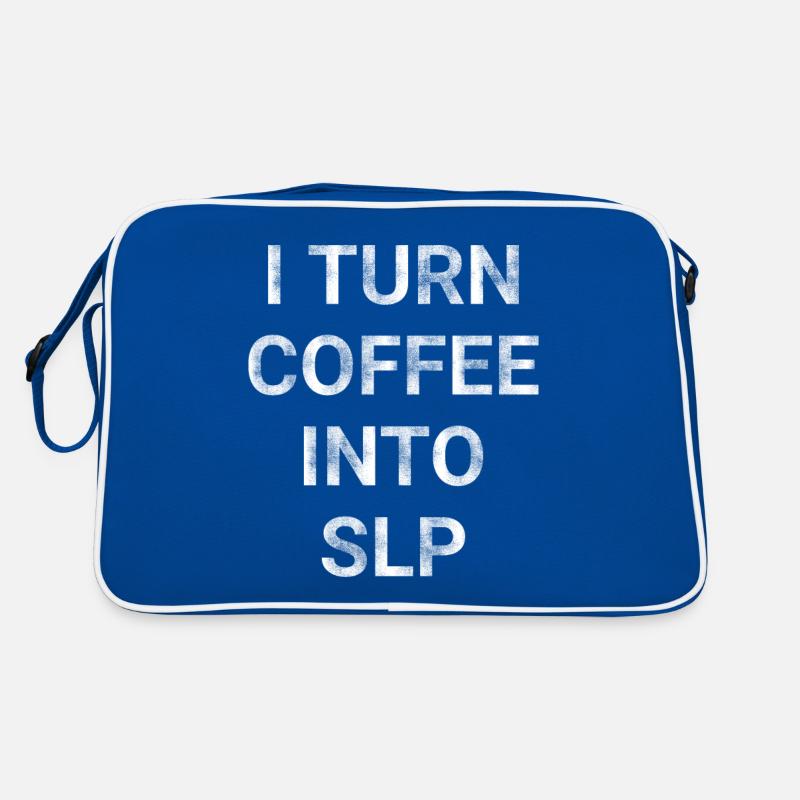 I Turn Coffee Into SLP Retro Bag