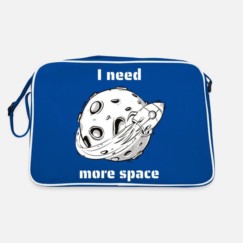 J’ai besoin de plus d’espace drôle Retro Extra-Space Designs Sac Retro