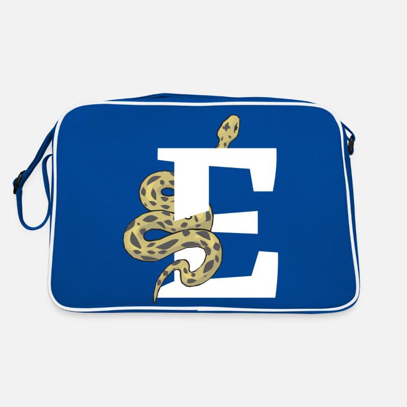 Letter e snake Retro Bag