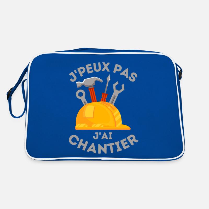 chantier de construction de batiment Sac Retro